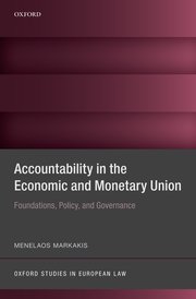 Cover for 

Accountability in the Economic and Monetary Union






