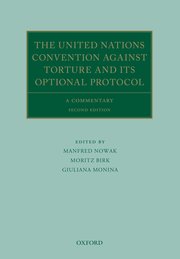 Cover for 

The United Nations Convention Against Torture and its Optional Protocol






