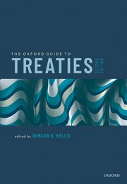 Cover for 

The Oxford Guide to Treaties






