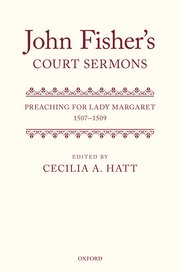 Cover for 

John Fishers Court Sermons






