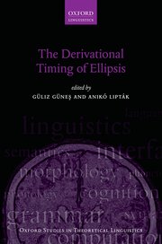 Cover for 

The Derivational Timing of Ellipsis






