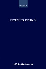 Cover for 

Fichtes Ethics






