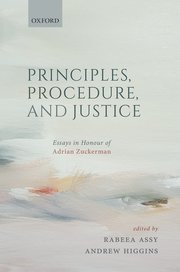Cover for 

Principles, Procedure, and Justice







