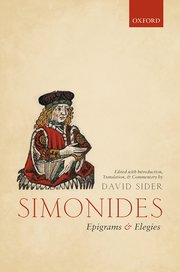 Cover for 

Simonides: Epigrams and Elegies






