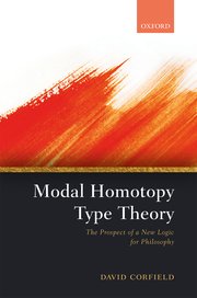 Cover for 

Modal Homotopy Type Theory






