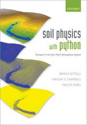 Cover for 

Soil Physics with Python






