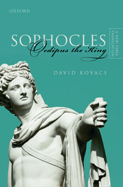 Cover for 

Sophocles: Oedipus the King






