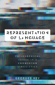 Cover for 

Representation of Language






