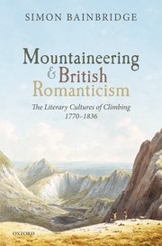 Cover for 

Mountaineering and British Romanticism






