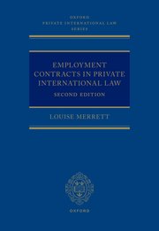 Cover for 

Employment Contracts and Private International Law






