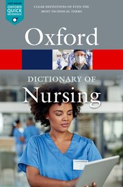 Cover for 

A Dictionary of Nursing







