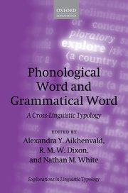Cover for 

Phonological Word and Grammatical Word







