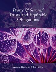 Cover for 

Pearce & Stevens Trusts and Equitable Obligations






