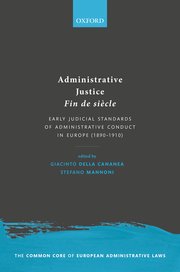 Cover for 

Administrative Justice Fin de siècle






