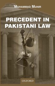 Cover for 

Precedent in Pakistani Law






