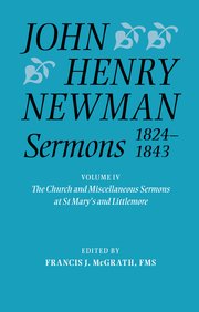 Cover for 

John Henry Newman Sermons 1824-1843






