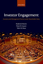 Cover for 

Investor Engagement






