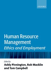 Cover for 

Human Resource Management






