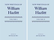 Cover for 

New Writings of William Hazlitt






