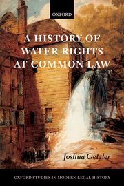 Cover for 

A History of Water Rights at Common Law






