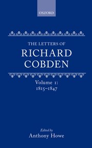 Cover for 

The Letters of Richard Cobden






