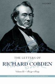 Cover for 

The Letters of Richard Cobden






