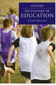 Cover for 

A Dictionary of Education






