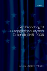 Cover for 

A Chronology of European Security and Defence 1945-2007






