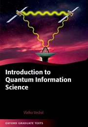 Cover for 

Introduction to Quantum Information Science






