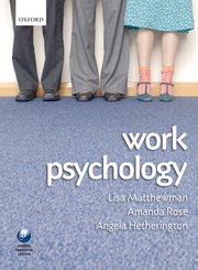 Cover for 

Work Psychology






