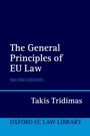 Cover for 

The General Principles of EU Law






