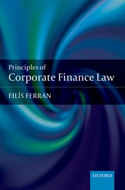 Cover for 

Corporate Finance Law






