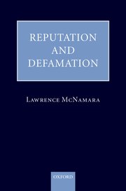 Cover for 

Reputation and Defamation






