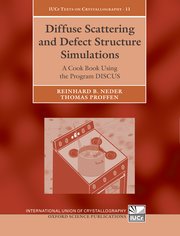 Cover for 

Diffuse Scattering and Defect Structure Simulations






