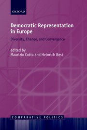 Cover for 

Democratic Representation in Europe






