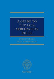 Cover for 

A Guide to the LCIA Arbitration Rules







