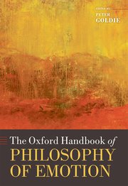 Cover for 

The Oxford Handbook of Philosophy of Emotion






