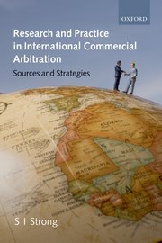 Cover for 

Research and Practice in International Commercial Arbitration






