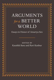 Cover for 

Arguments for a Better World: Essays in Honor of Amartya Sen







