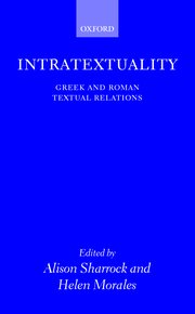 Cover for 

Intratextuality






