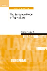 Cover for 

The European Model of Agriculture






