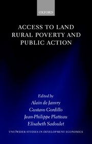 Cover for 

Access to Land, Rural Poverty, and Public Action






