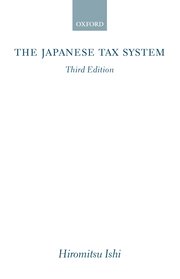 Cover for 

The Japanese Tax System






