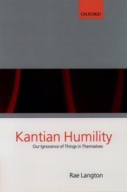 Cover for 

Kantian Humility






