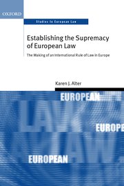 Cover for 

Establishing the Supremacy of European Law






