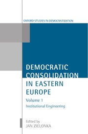 Cover for 

Democratic Consolidation in Eastern Europe






