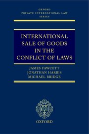Cover for 

International Sale of Goods in the Conflict of Laws






