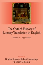 Cover for 

The Oxford History of Literary Translation in English






