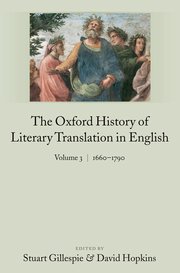 Cover for 

The Oxford History of Literary Translation in English






