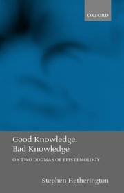 Cover for 

Good Knowledge, Bad Knowledge






